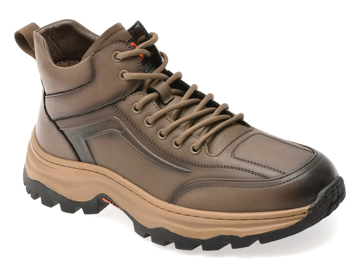 Ghete Bite The Bullet Kaki, 68013, Din Piele Naturala