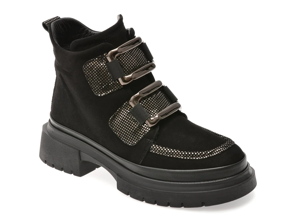 Ghete Gryxx Negre, 386469, Din Piele Întoarsă