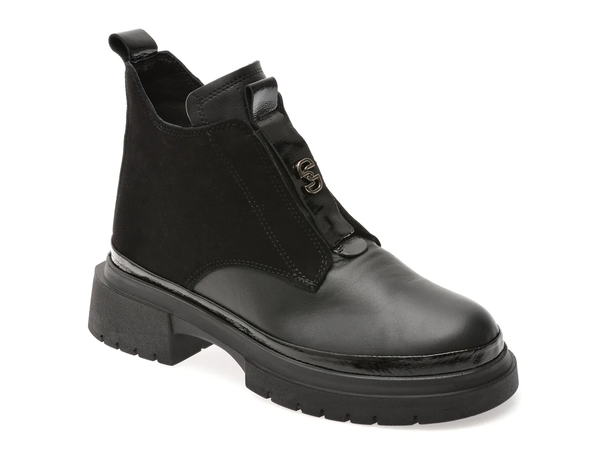 Ghete Gryxx Negre, 386465, Din Piele Naturala