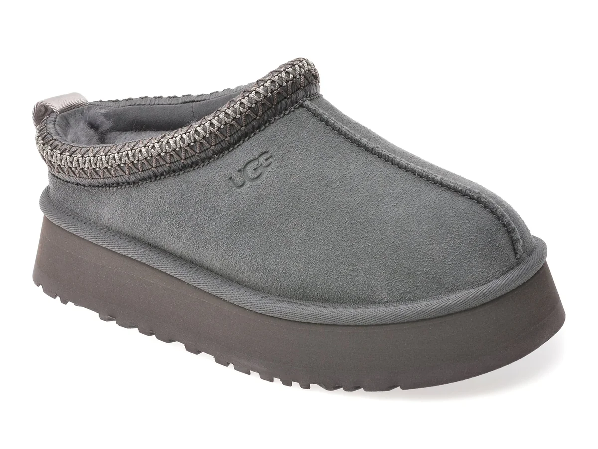 Papuci Ugg Gri, Tazz II, Din Piele Întoarsă