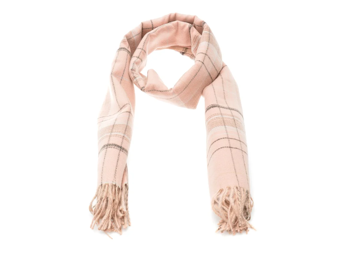 Esarfa Klop Roz, BC03, Din Material Textil