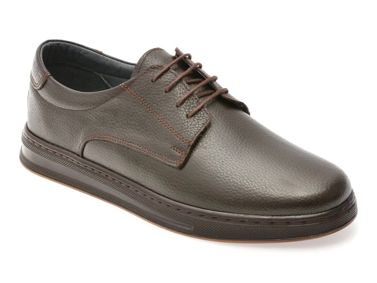 Pantofi Bite The Bullet Maro, RZ001, Din Piele Naturala