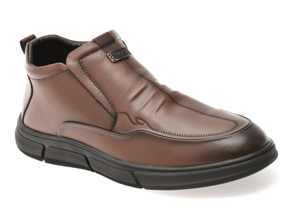 Pantofi Bite The Bullet Maro, 68056, Din Piele Naturală