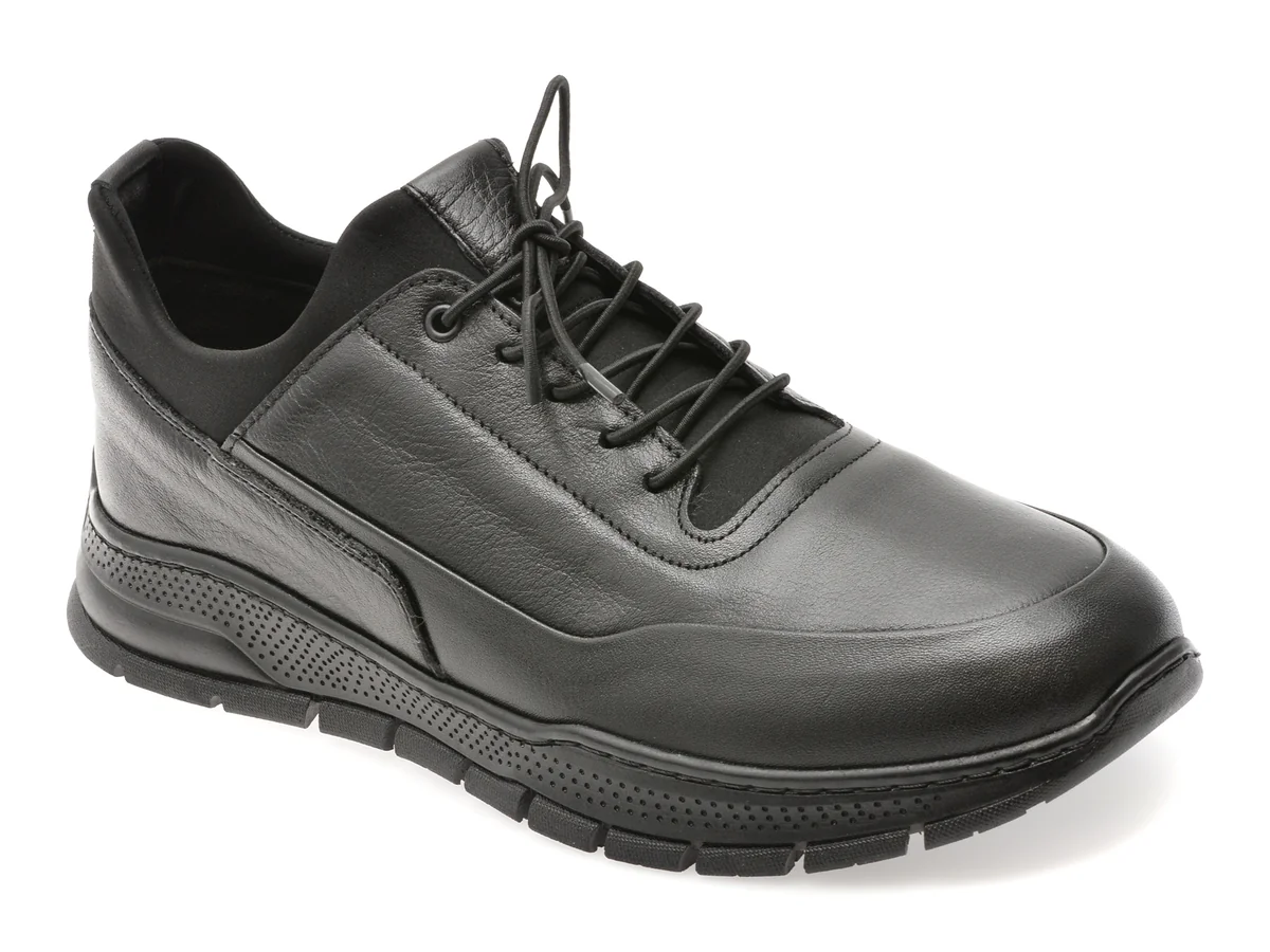 Pantofi Sport Gryxx Negri HS083 Din Piele Naturală