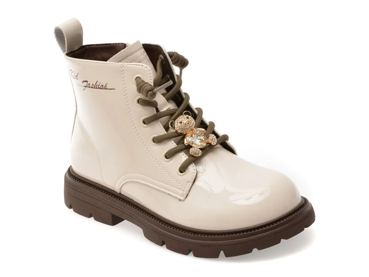 Ghete Selection Kids Bej, 532207, Din Piele Naturala