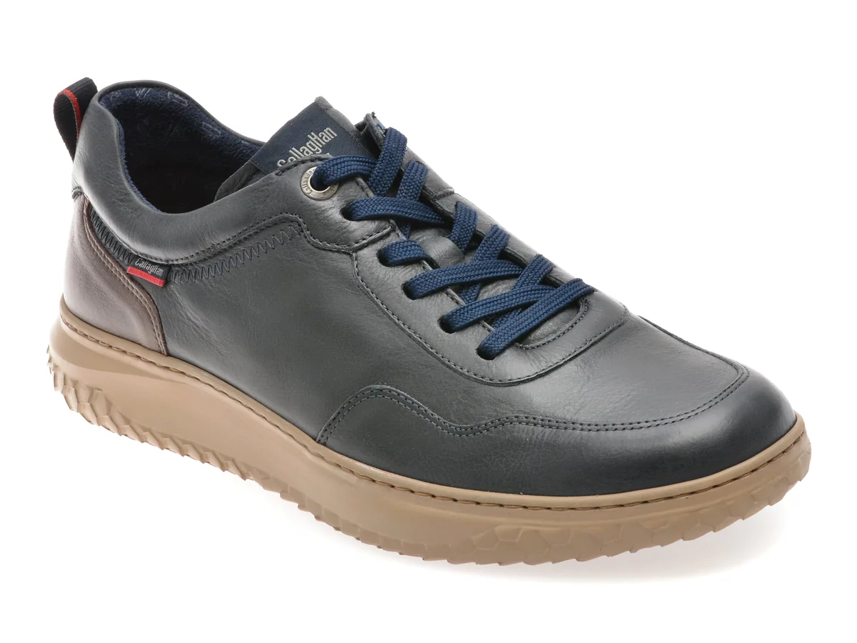 Pantofi Sport Callaghan Bleumarin, 60802, Din Piele Naturala