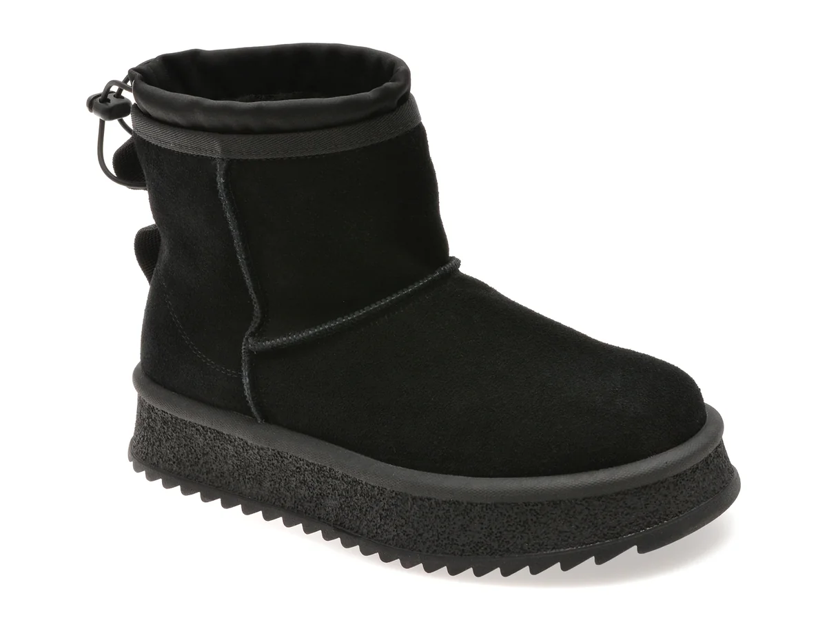 Ghete Gryxx Negre, 8767, Din Piele Întoarsă