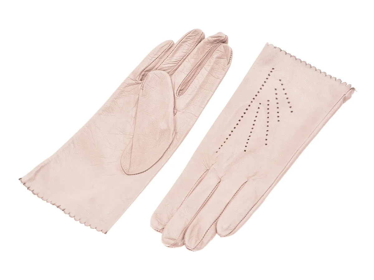 Manusi Epica Roz, D31, Din Piele Naturala