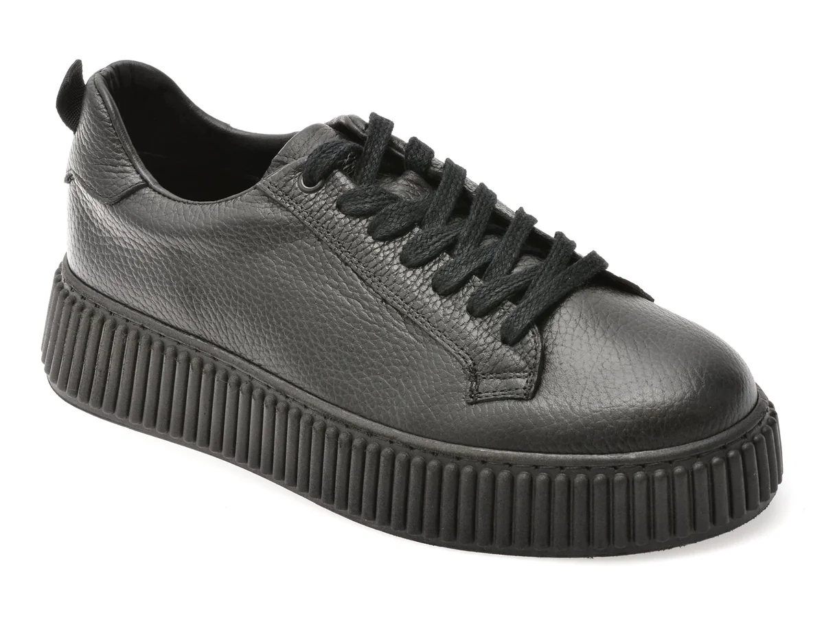 Pantofi Sport Gryxx Negri, 25702, Din Piele Naturala