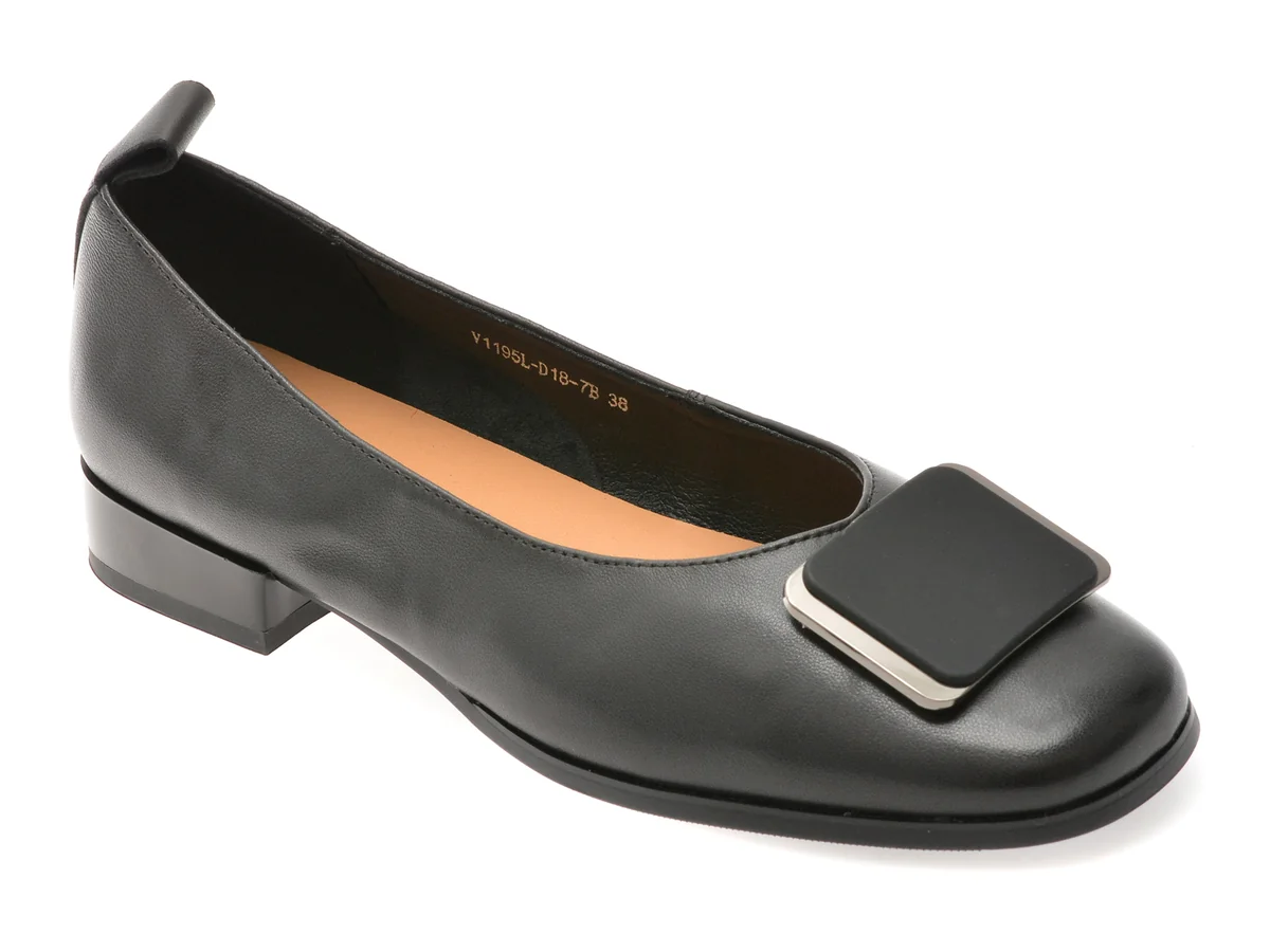 Balerini Epica Negri, D18, Din Piele Naturala