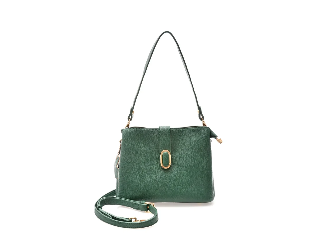 Geanta Gryxx Verde, 1570, Din Piele Ecologică