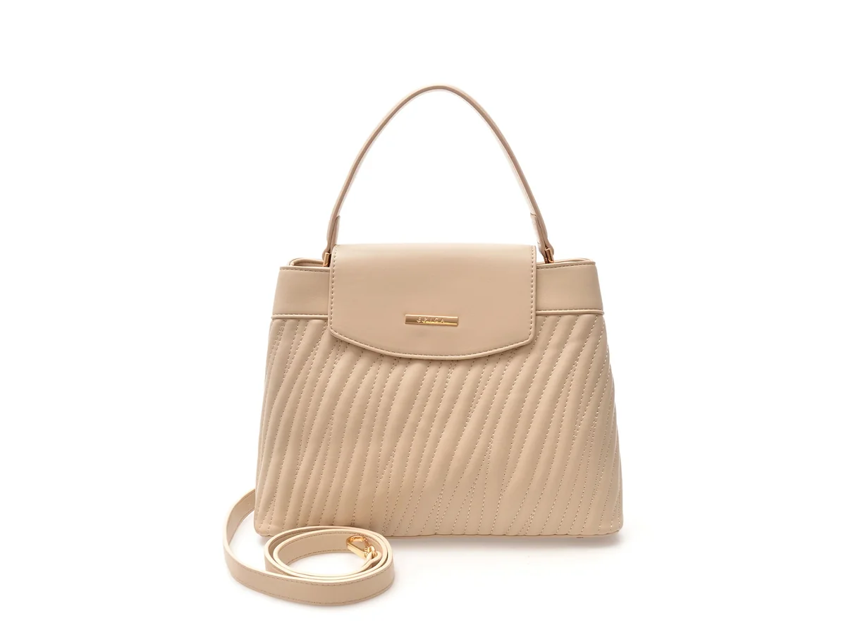 Geanta Epica Bej, 6915, Din Piele Ecologica