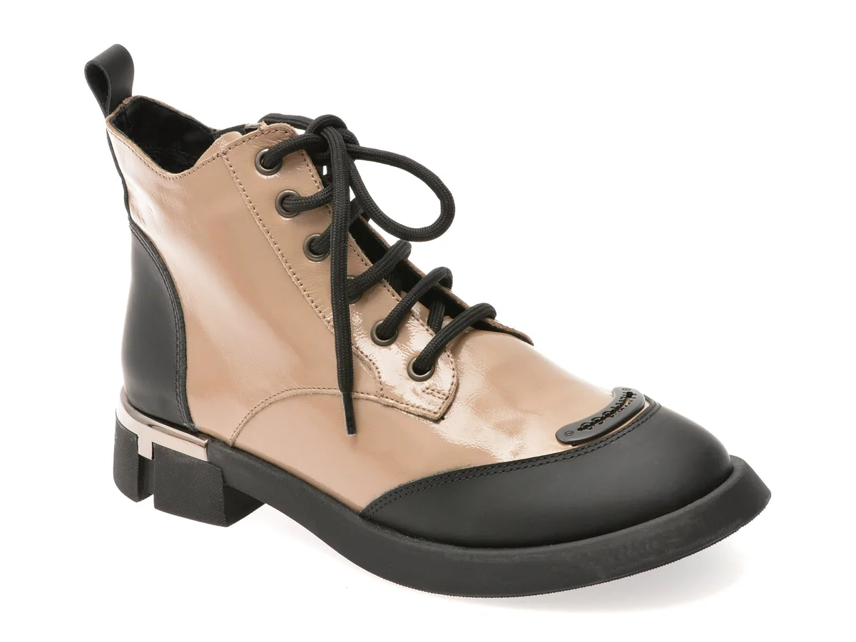 Ghete Gryxx Gri, 527314, Din Piele Naturala Lacuita