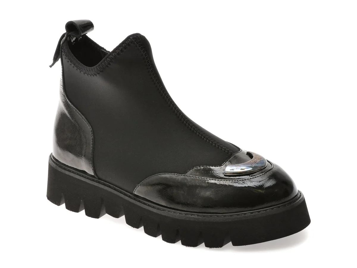 Ghete Image Negre, 146B362, Din Material Textil