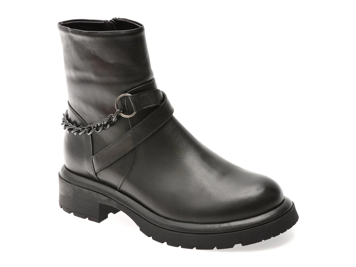 Ghete Gryxx Negre 1504146 Din Piele Naturala