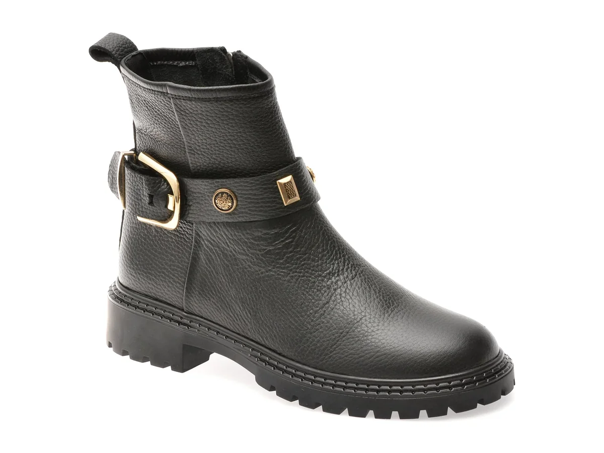 Ghete Epica Negre, 4842524, Din Piele Naturala