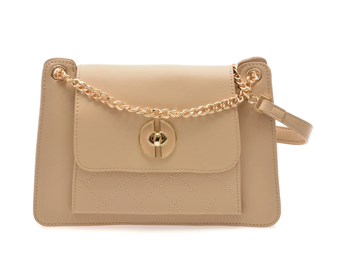 Geanta Epica Bej, 6, Din Piele Ecologică