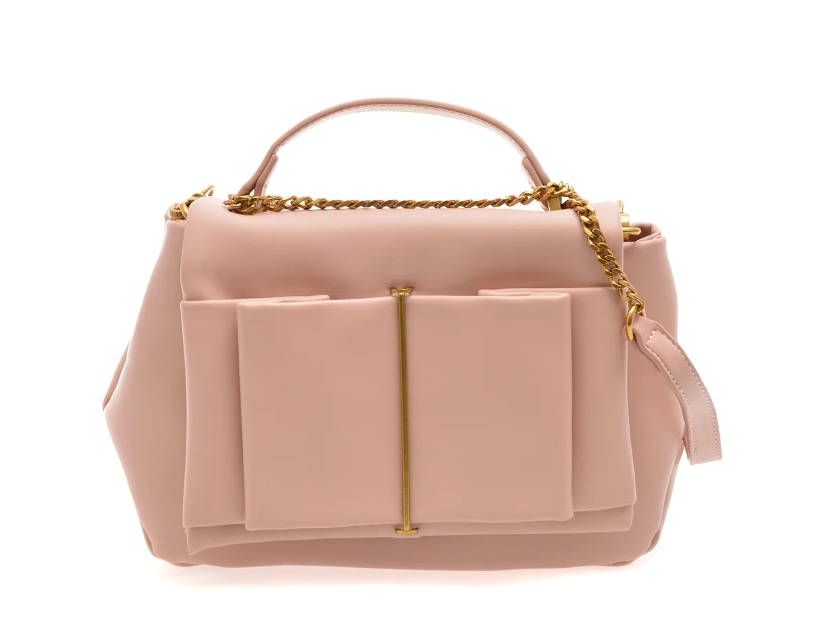 Geanta Epica Roz, 5, Din Piele Ecologică