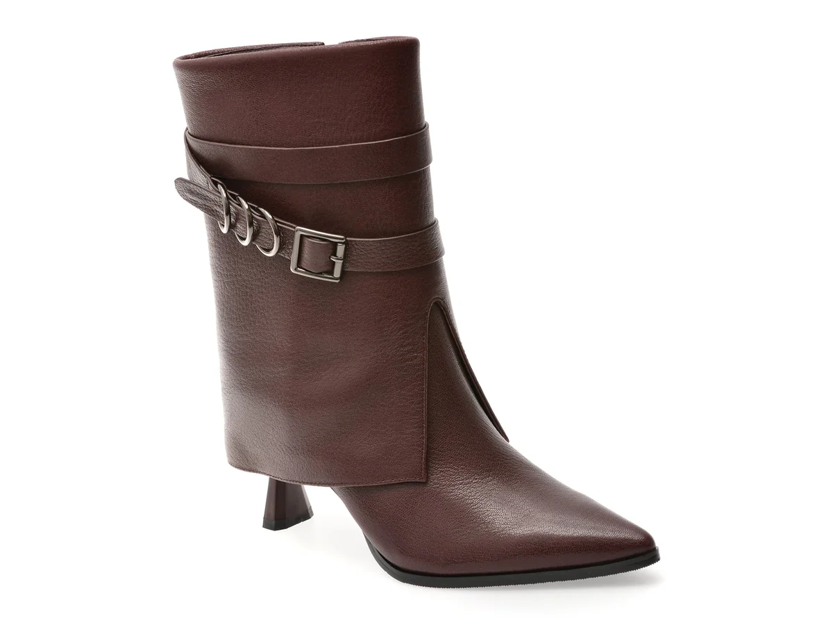 Botine Elegante Epica Visinii, RY2086, Din Piele Naturala