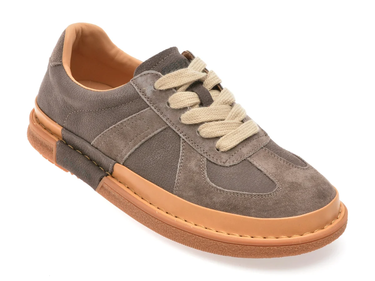 Pantofi Sport Gryxx Gri, 55051, Din Piele Naturala