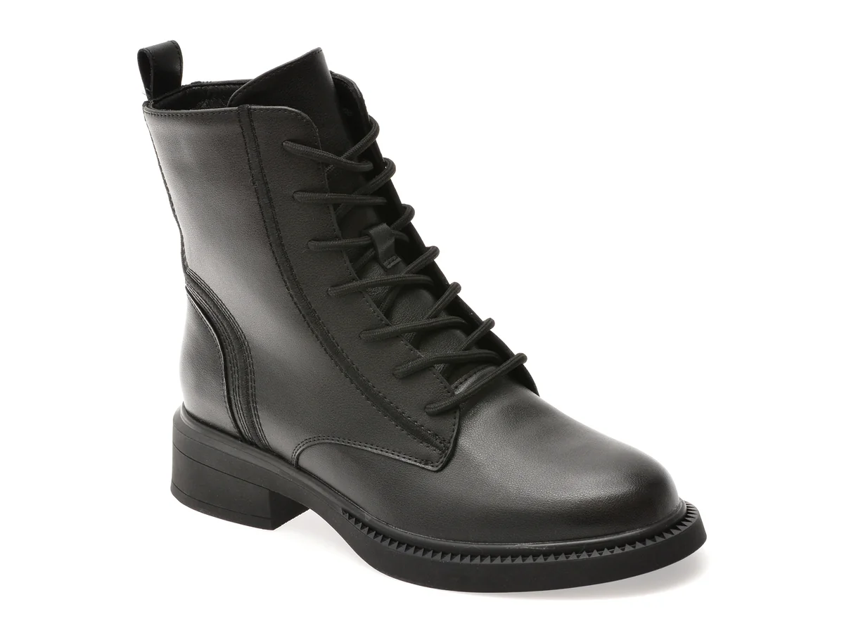 Ghete Gryxx Negre, DX01403, Din Piele Naturală