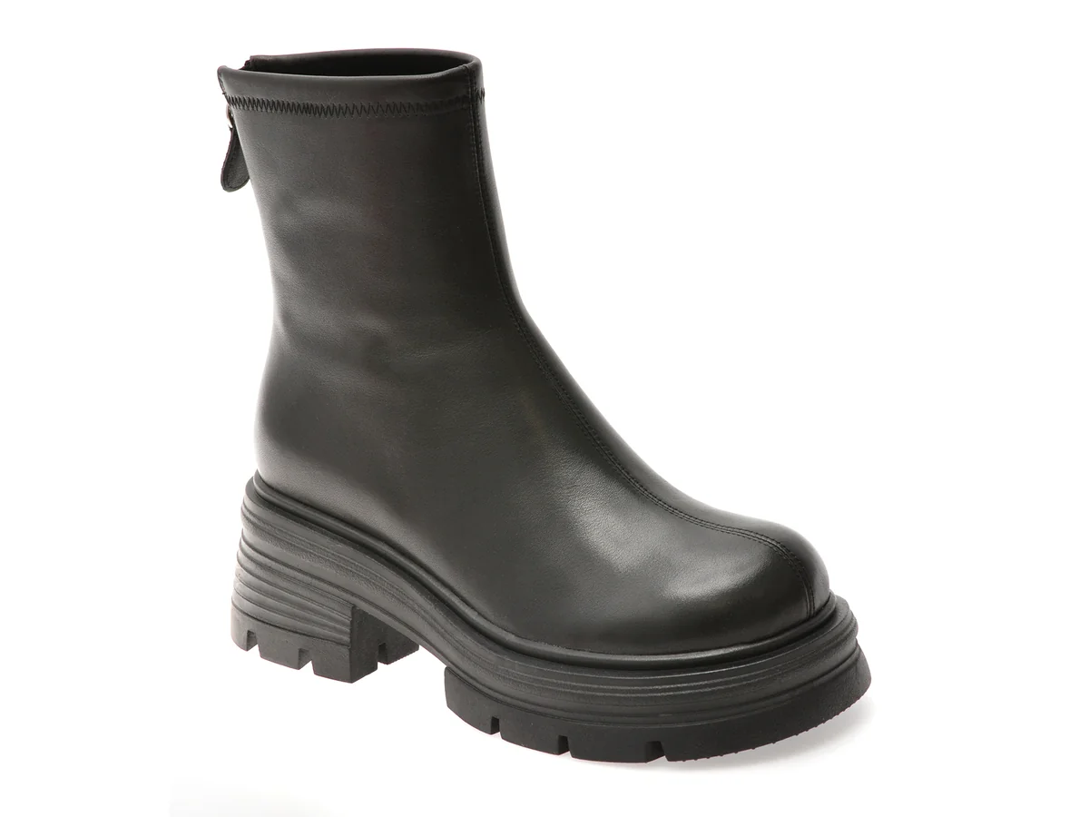 Ghete Gryxx Negre, B221G, Din Piele Naturala