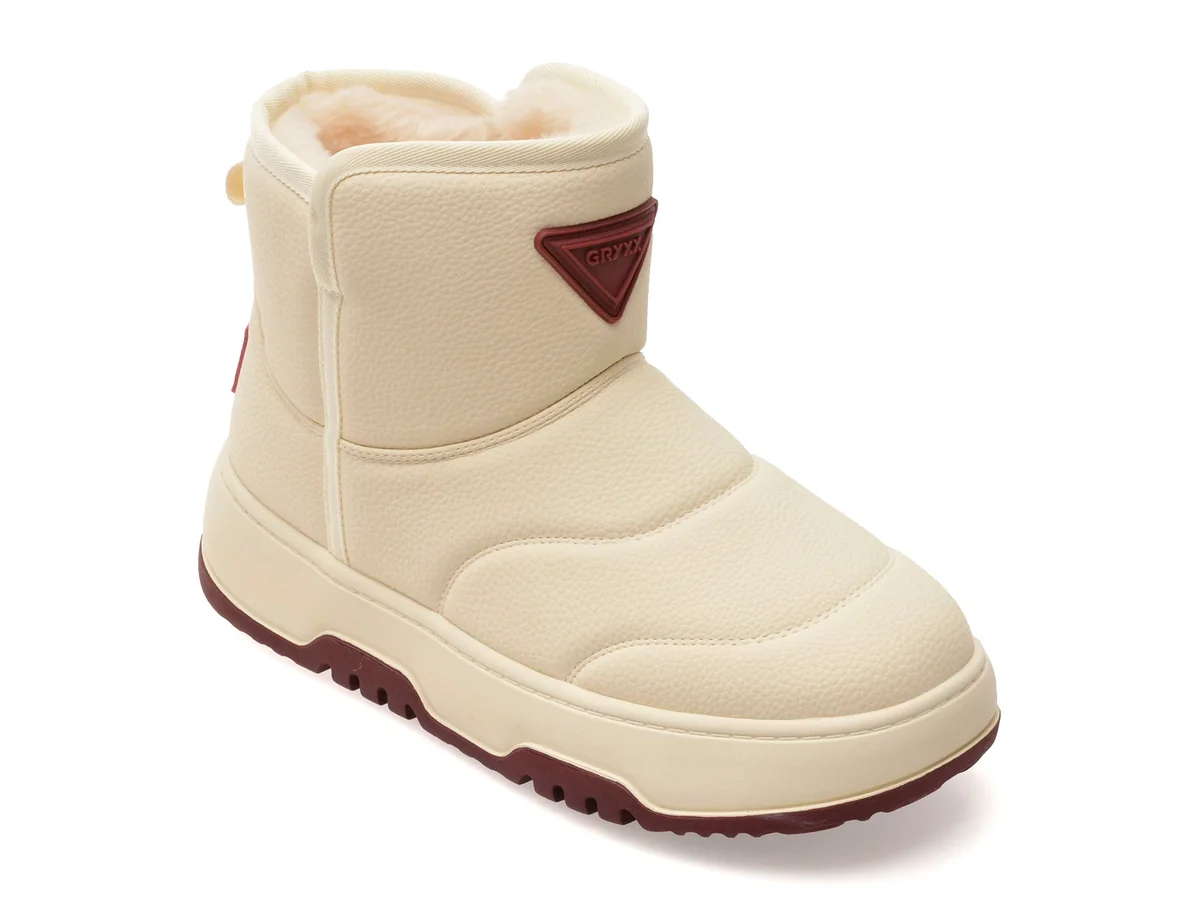 Ghete Gryxx Bej, 623D82, Din Piele Ecologică