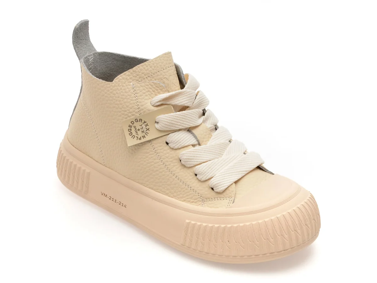 Ghete Gryxx Bej, 2661, Din Piele Naturala