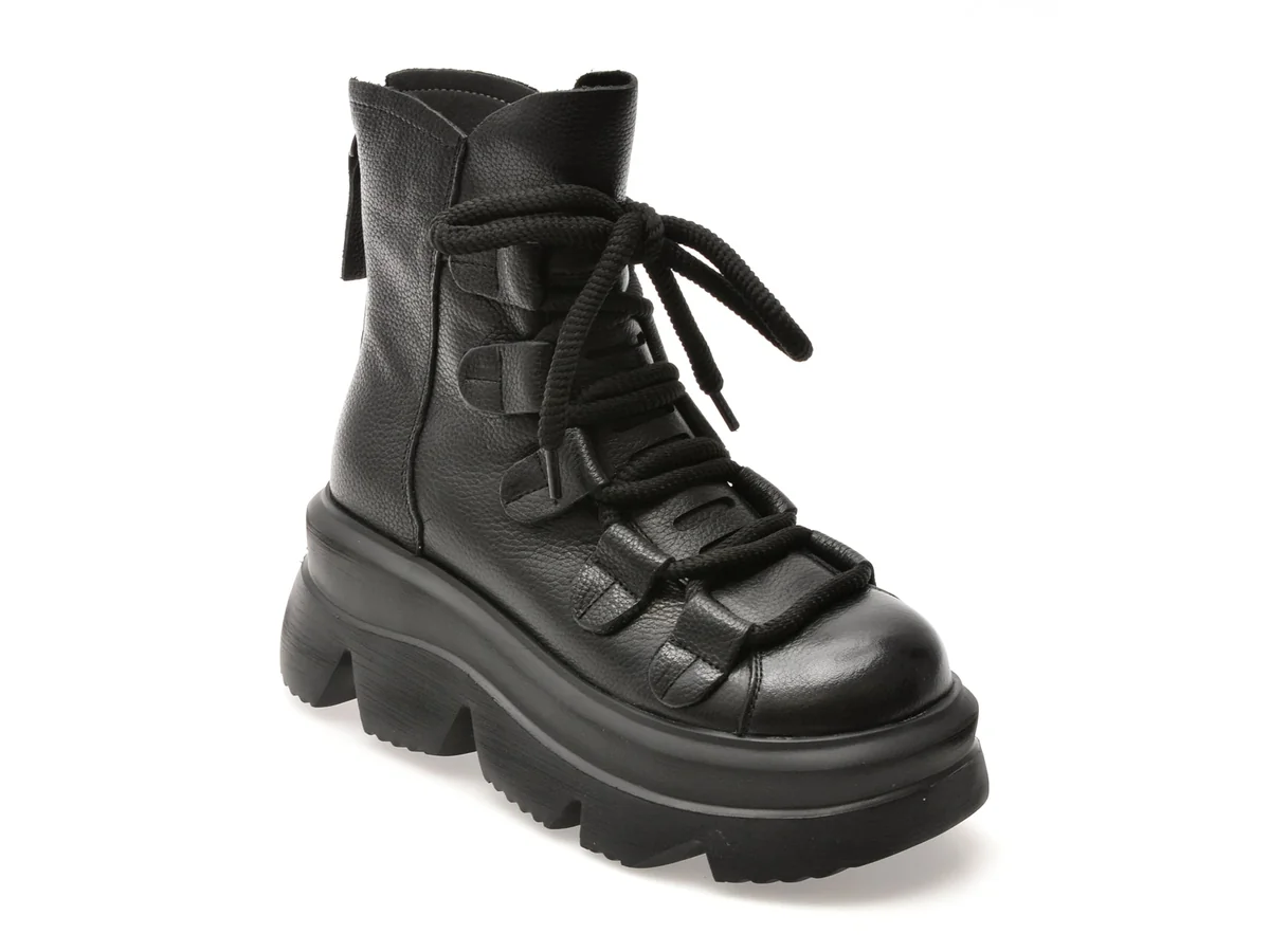 Ghete Gryxx Negre, 19698, Din Piele Naturala