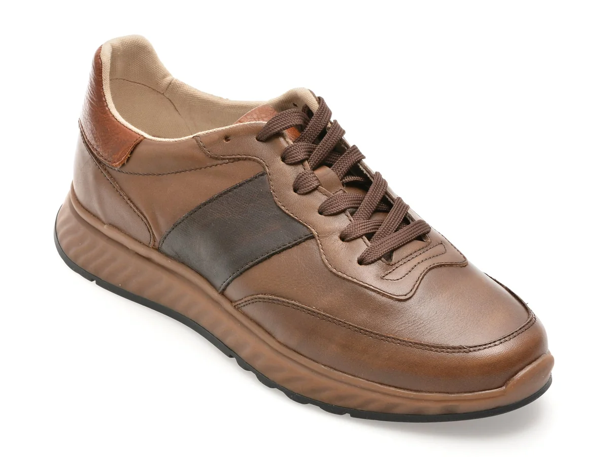 Pantofi Sport Bite The Bullet Maro, 2111, Din Piele Naturala