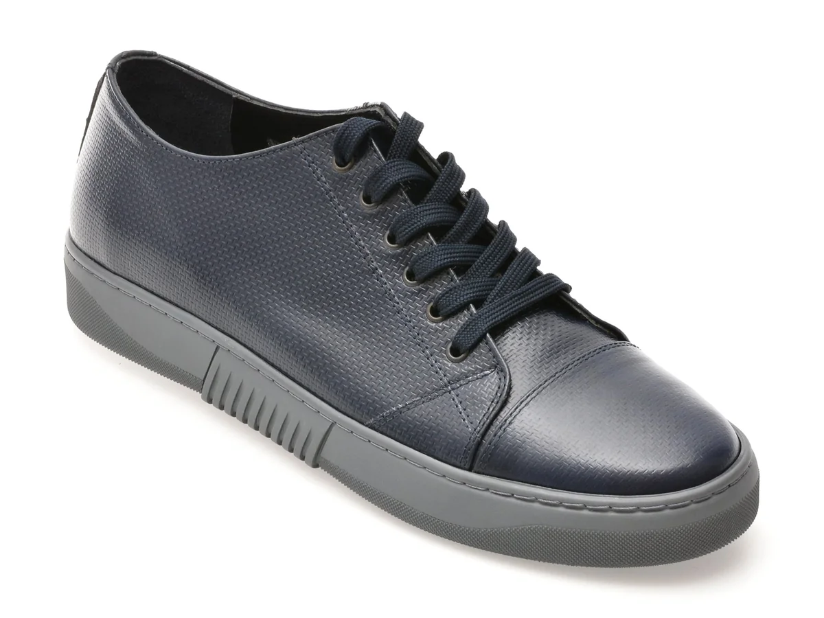 Pantofi Sport BITE THE BULLET Bleumarin, 4107, Din Piele Naturala
