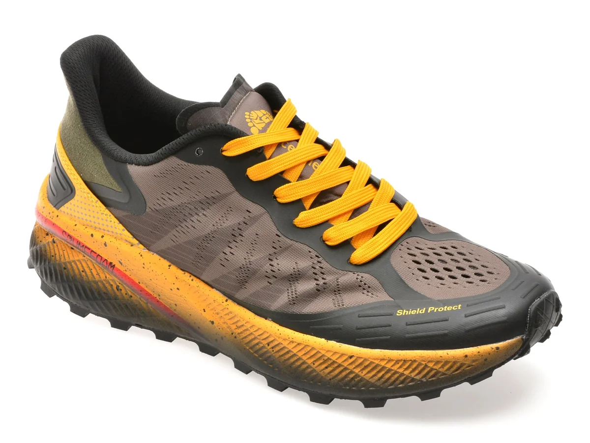 Pantofi Sport Traceable Maro, 6671A, Din Material Textil