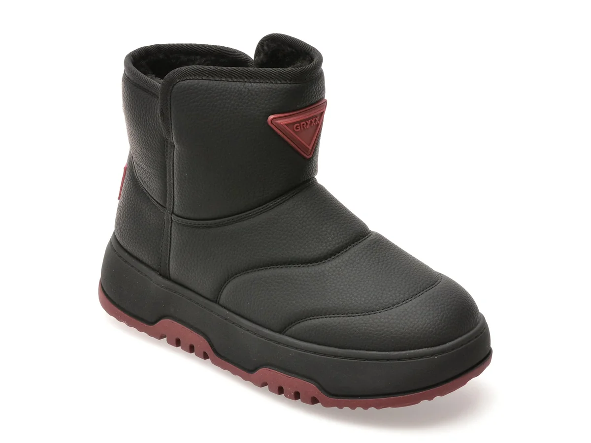 Ghete Gryxx Negre, 623D82, Din Piele Ecologică