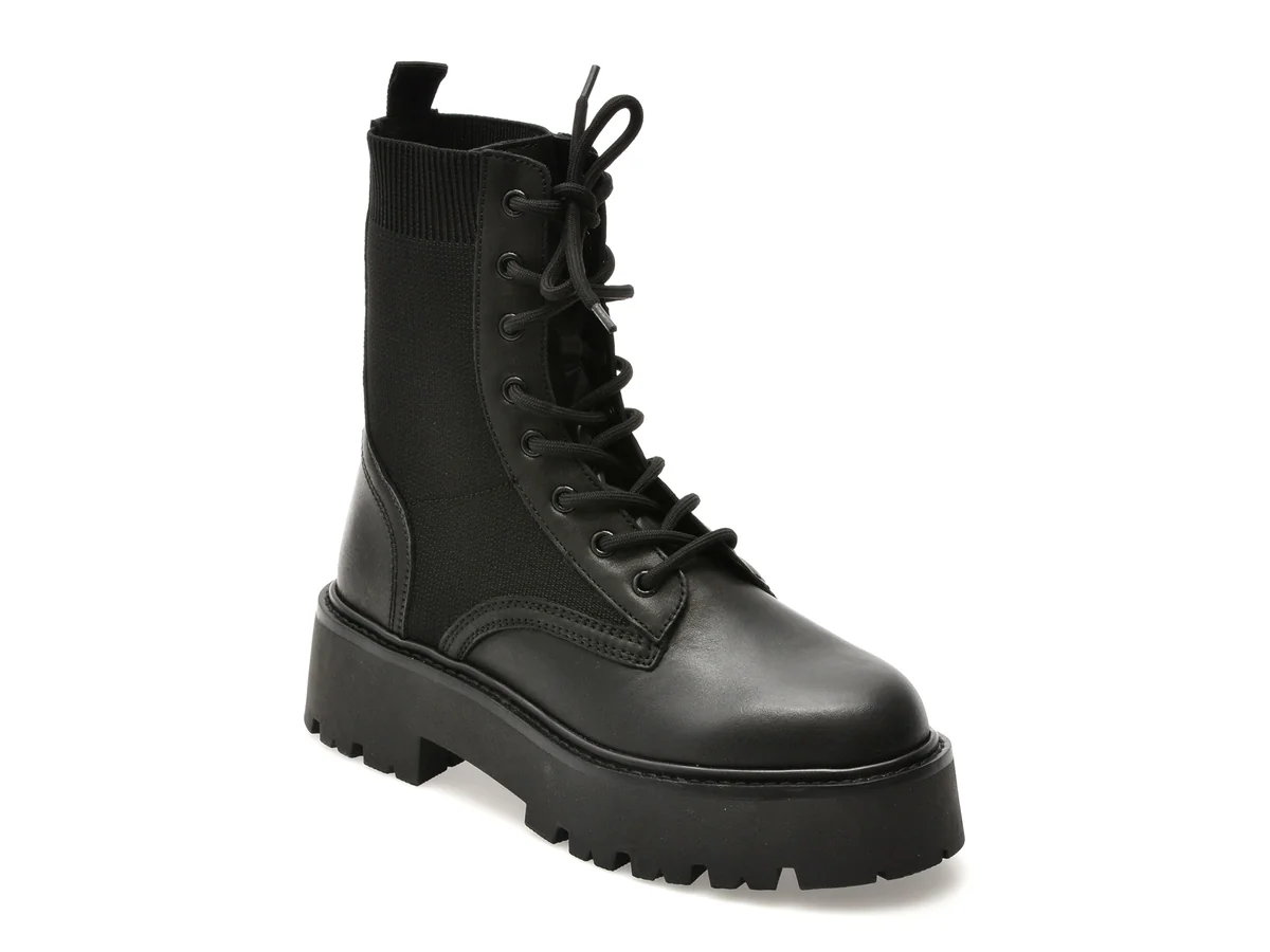 Ghete Aldo Negre, Talaleryknit 001, Din Piele Naturala