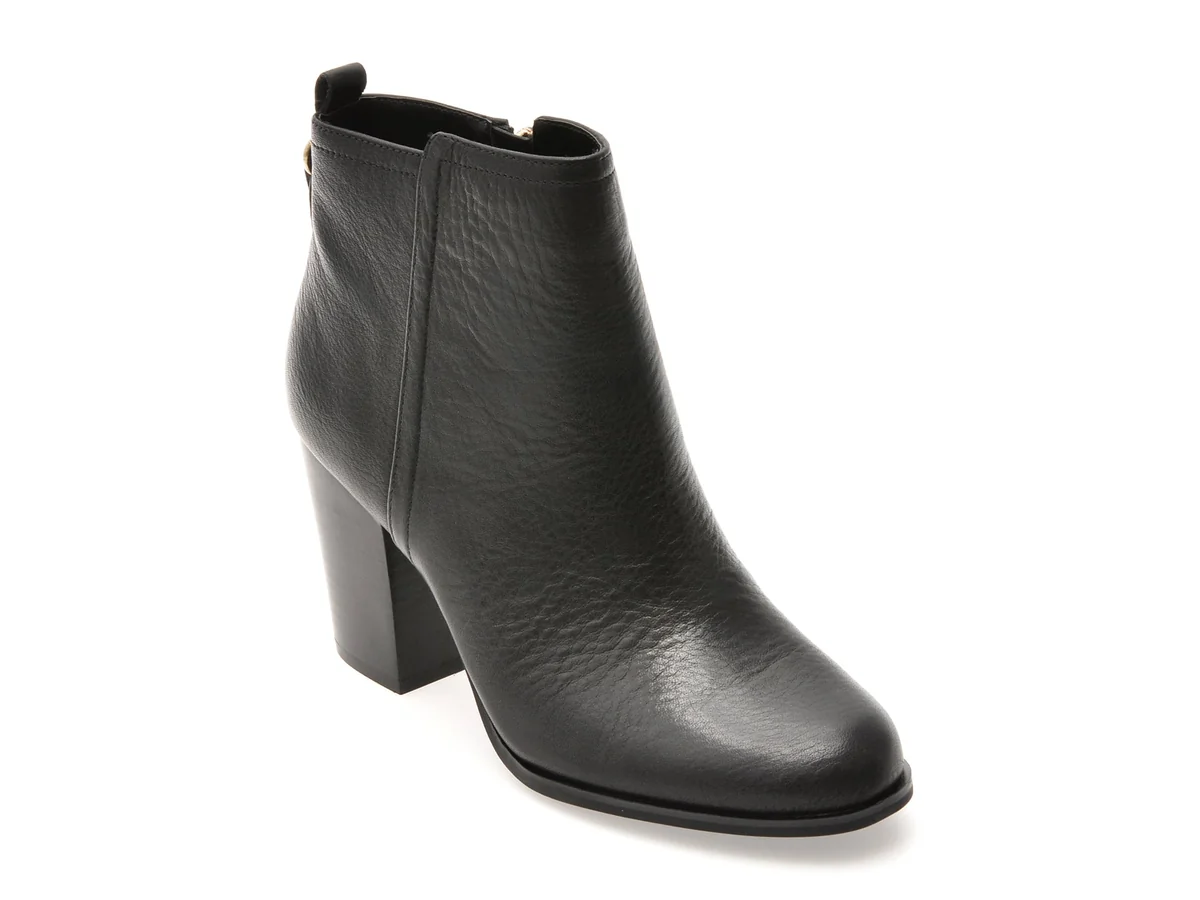 Ghete Aldo Negre, Noemia 001, Din Piele Naturala