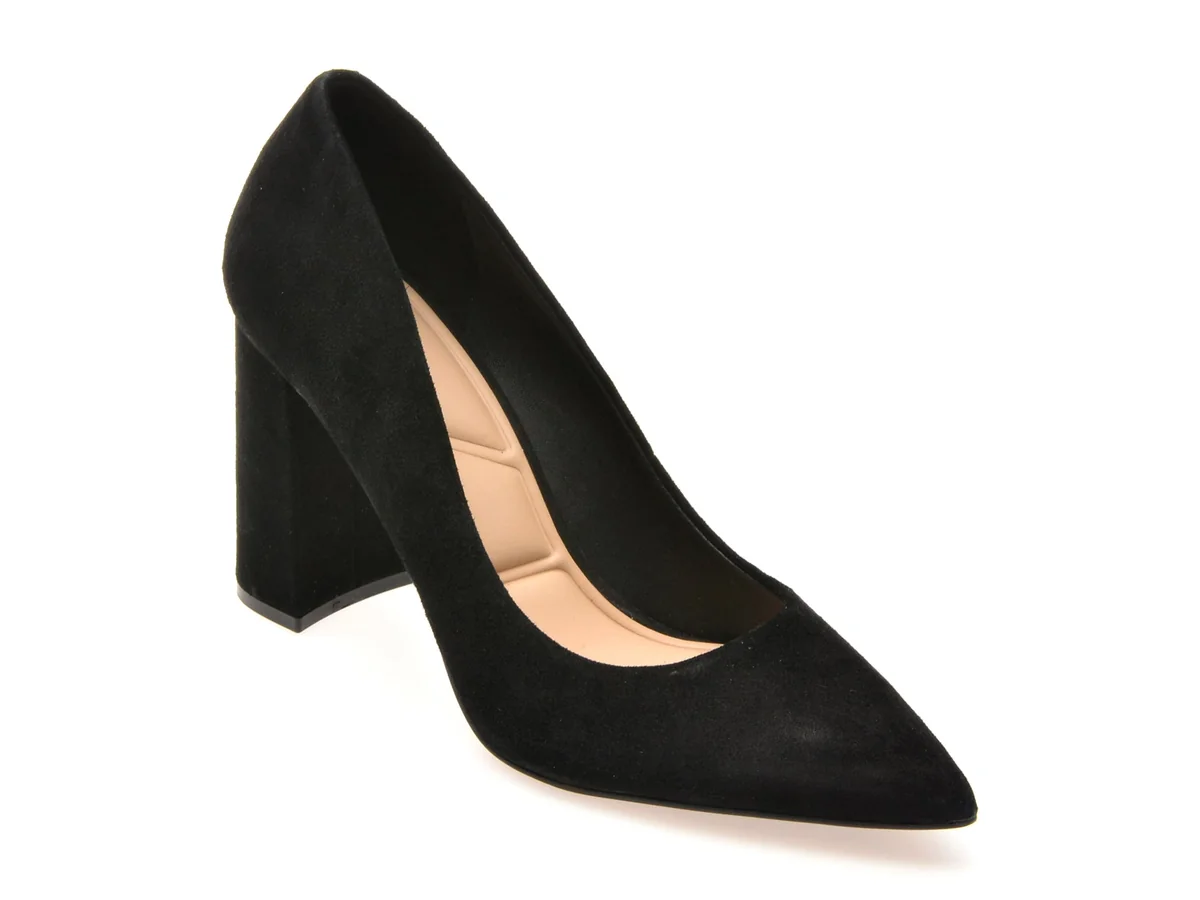 Pantofi Eleganți Aldo Negri, Javabriryn 007, Din Piele Întoarsă