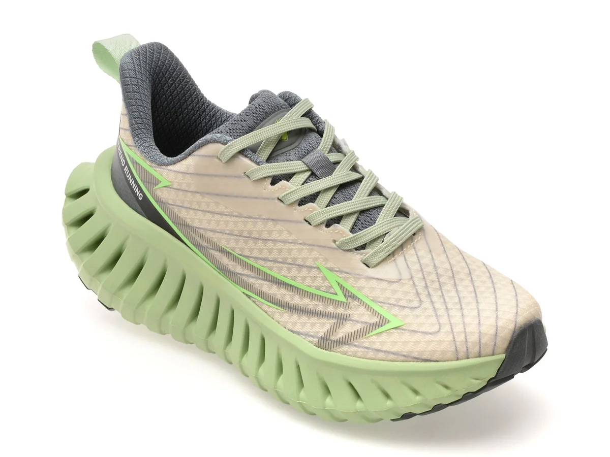 Pantofi Sport NHOT Bej, A386, Din Material Textil