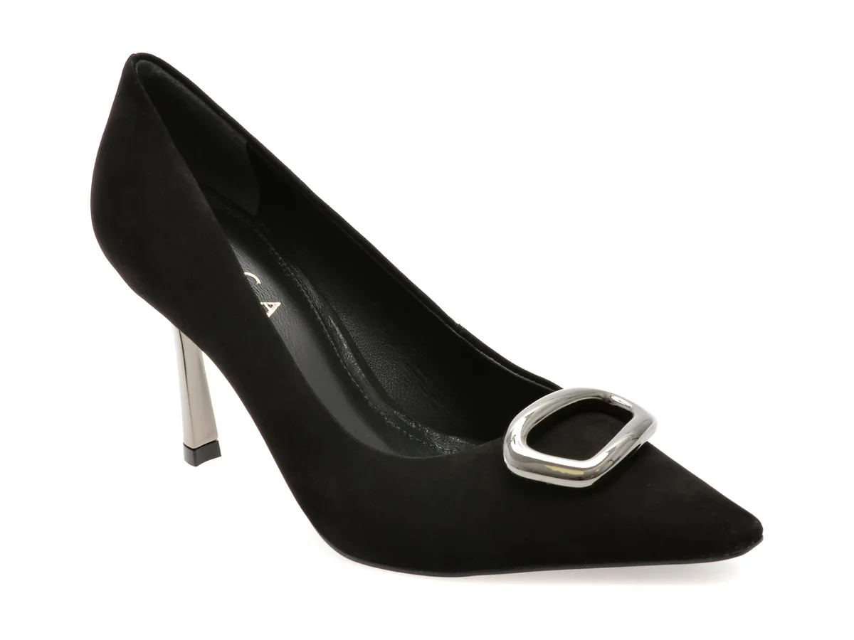 Pantofi Eleganți Epica Negri, 1175878, Din NabuC