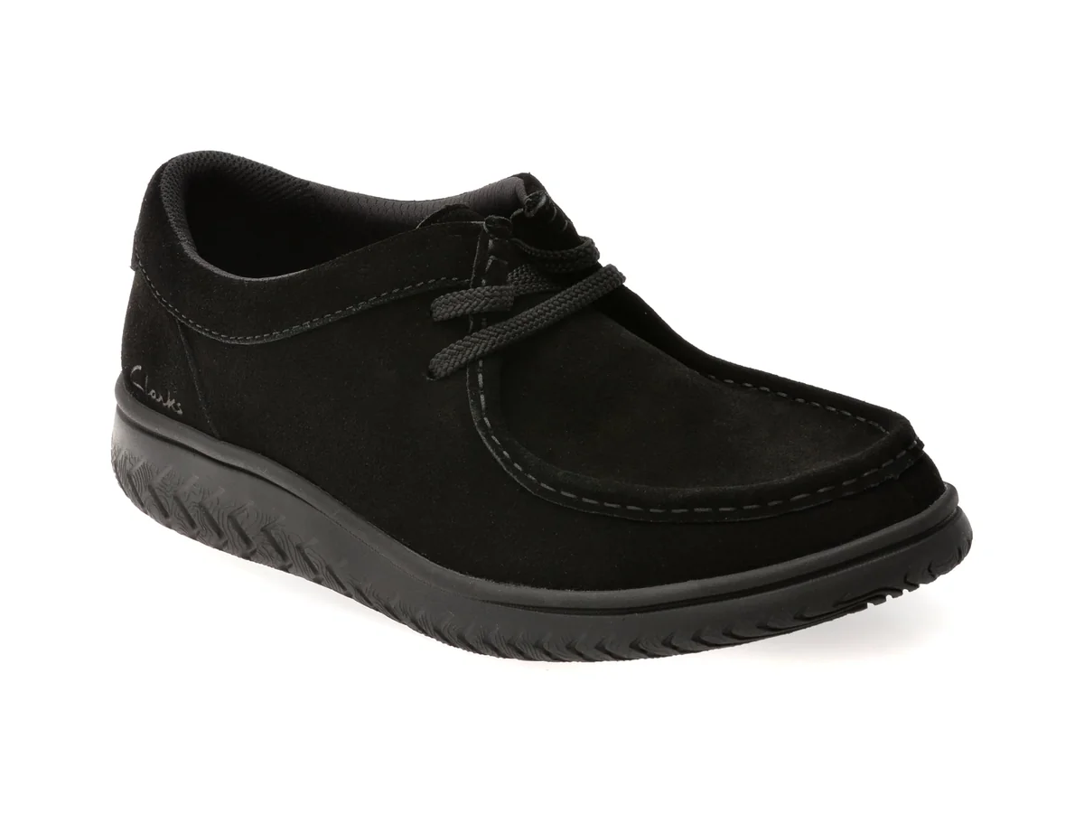 Mocasini Clarks Negri Relax Lite Low Din Piele Intoarsa