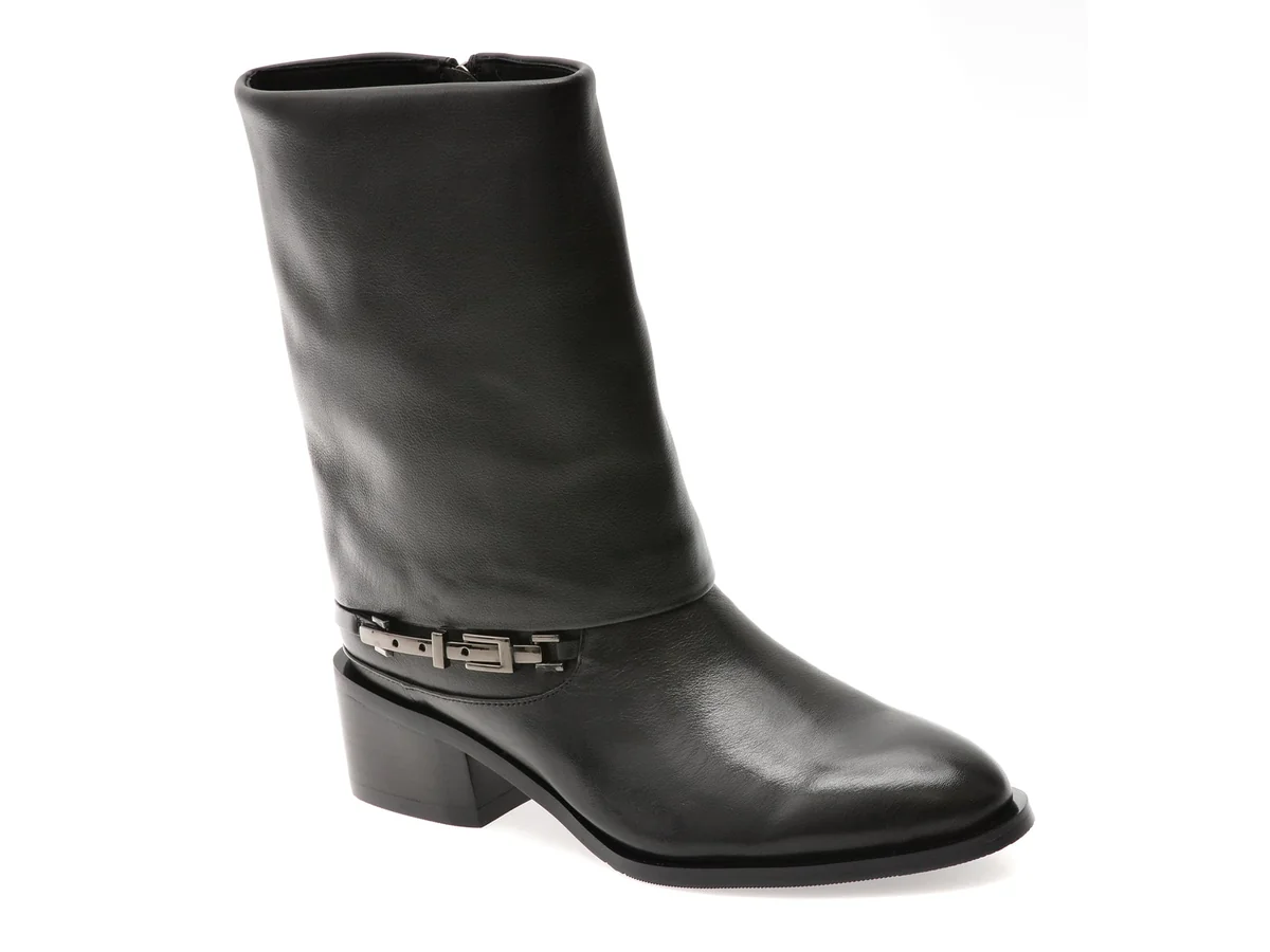 Cizme Epica Negre, 4F5319, Din Piele Naturală
