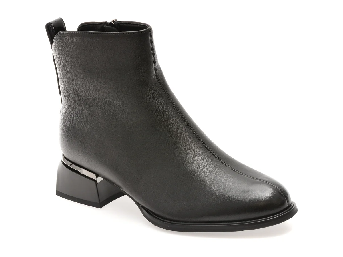 Ghete Epica Negre, 13106, Din Piele Naturala