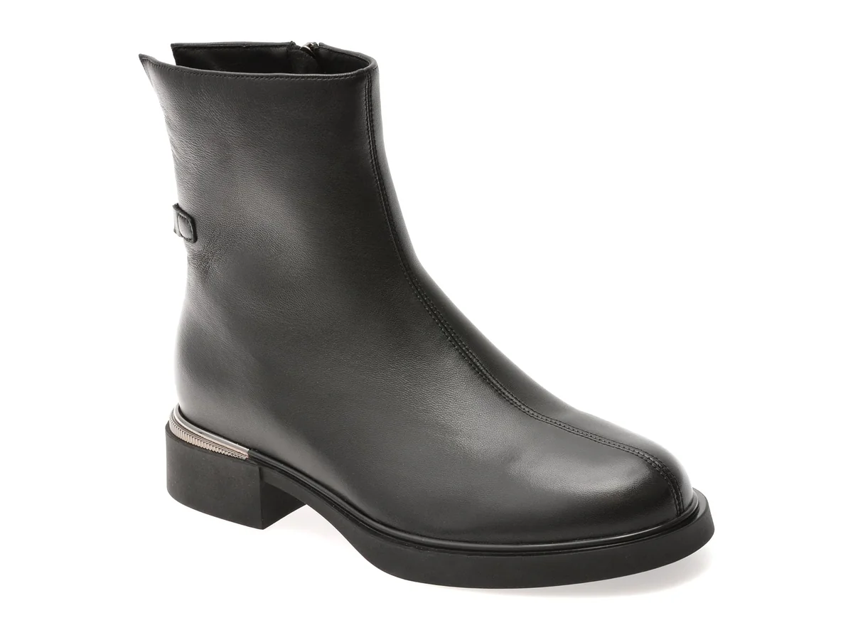 Ghete Epica Negre, 71977, Din Piele Naturala