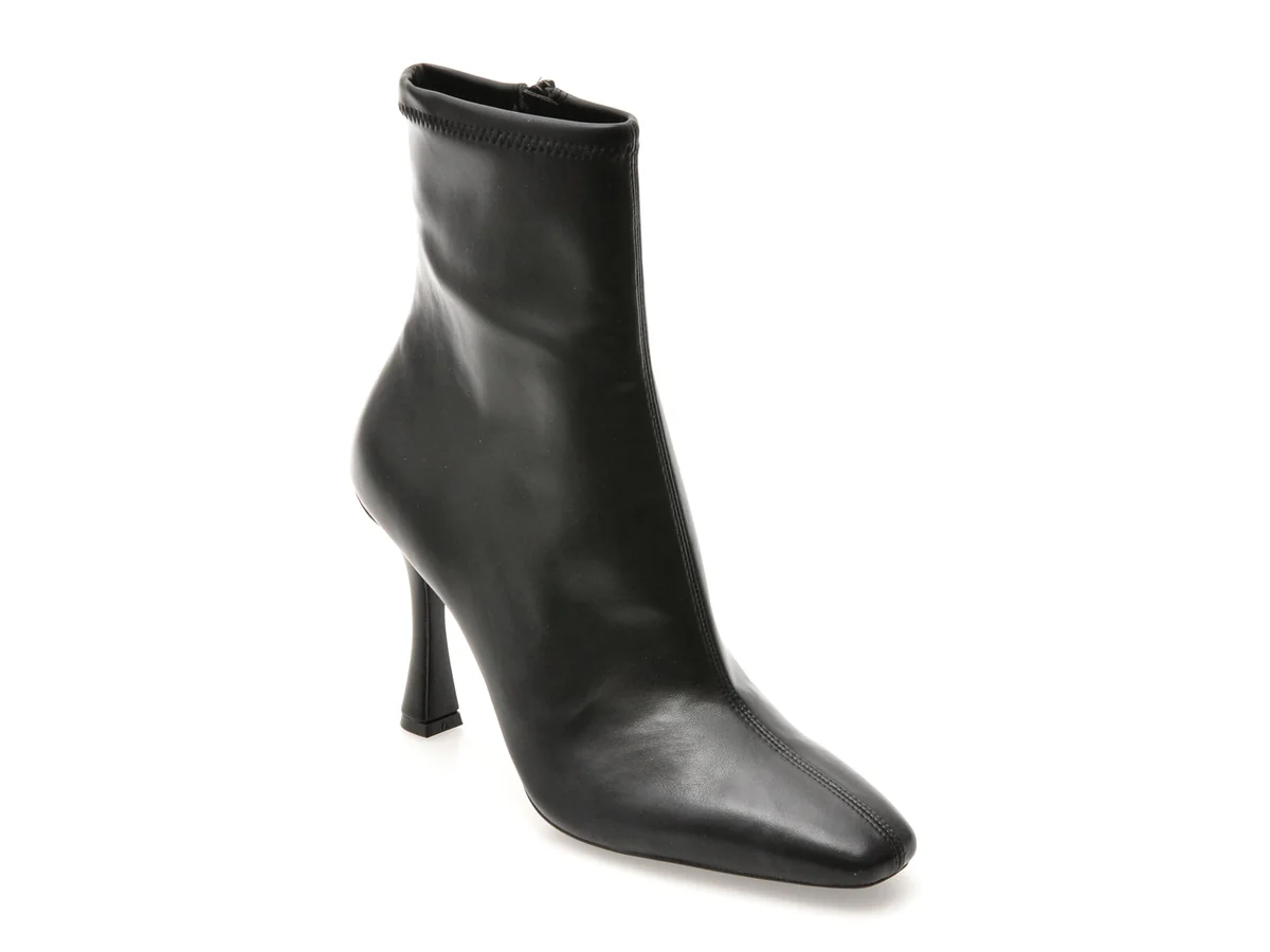 Botine Elegante Aldo Negre, Ranabelila 001, Din Piele Ecologica
