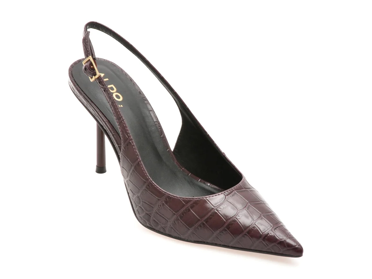 Pantofi Eleganți Aldo Visinii, Seralina 601, Din Piele Ecologică