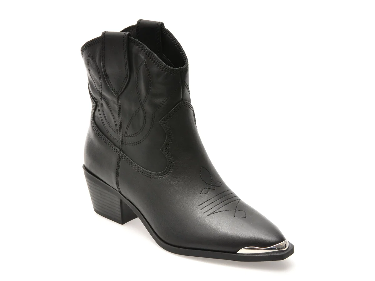 Ciocate Elegante Aldo Negre, Valley 001, Din Piele Naturala