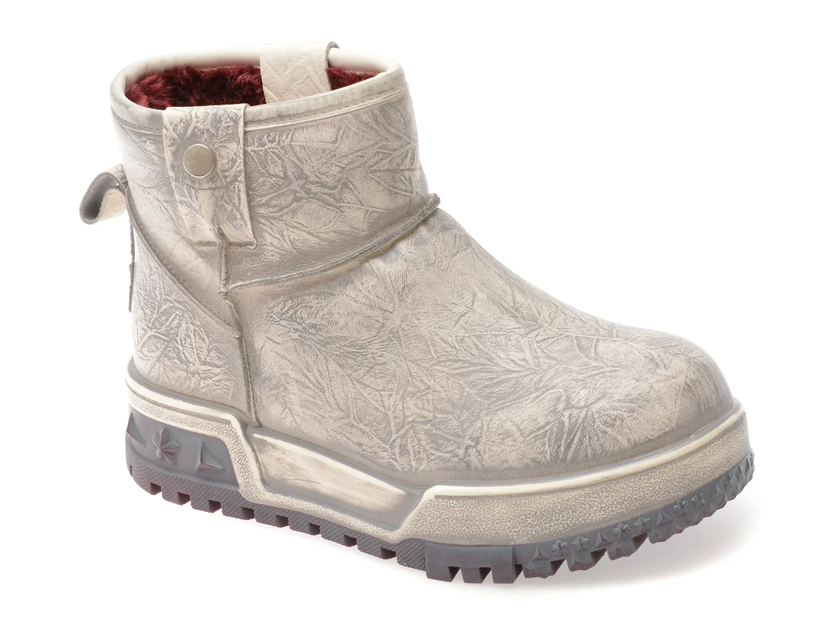 Ghete Gryxx Gri 167 Din Piele Naturală