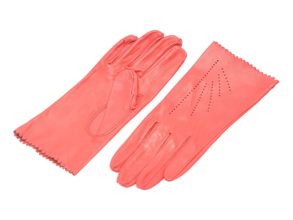 Manusi Epica Rosii, D31, Din Piele Naturala