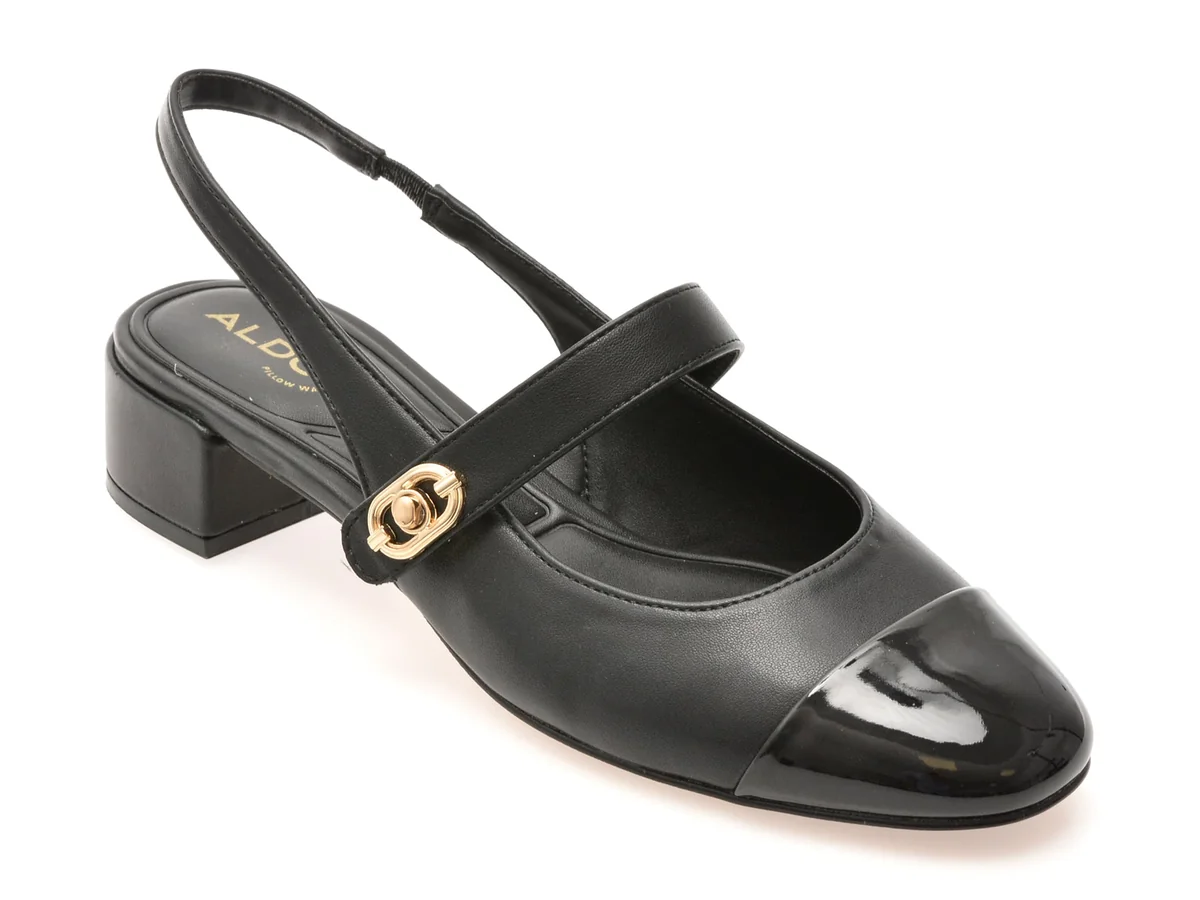 Pantofi Eleganți Aldo Negri, Agathe 001, Din Piele Ecologică