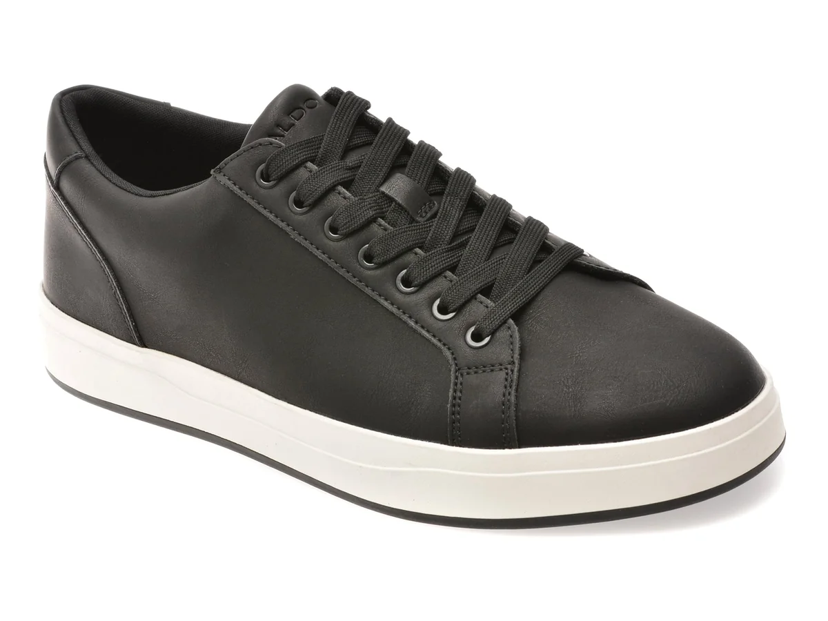 Pantofi Sport Aldo Alb-Negru Scottiee 003 Din Piele Ecologică