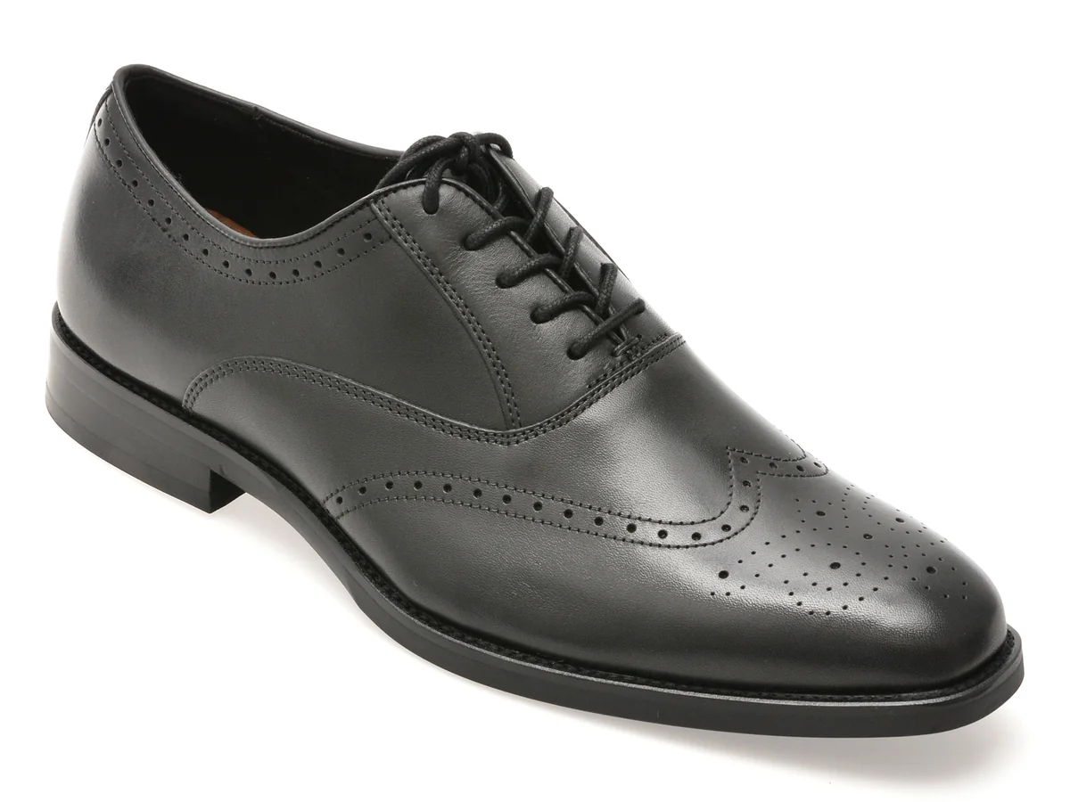 Pantofi Eleganți Aldo Negri, Donald 001, Din Piele Naturală